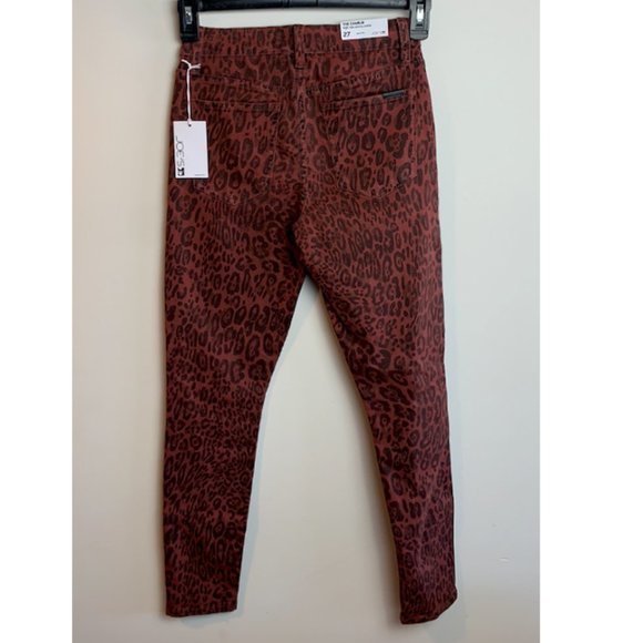NWT $300 Joe's Leopord High-Rise Skinny Ankle Jean - Picture 4 of 8